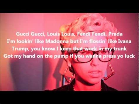 louis fendi prada song|Gucci Gucci by Kreayshawn Lyrics Meaning .